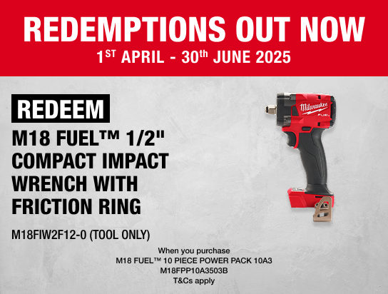 Milwaukee Redemptions - 1st April - 30th June 2025