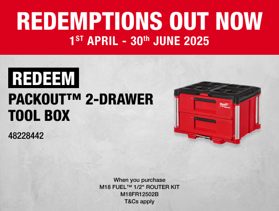 Milwaukee Redemptions - 1st April - 30th June 2025