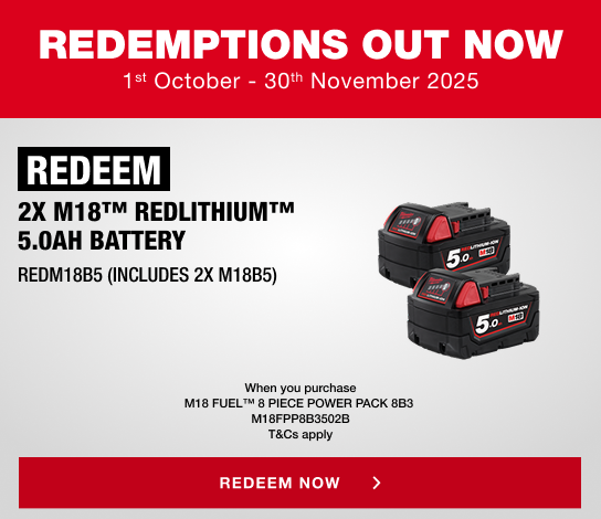 Milwaukee Redemptions - 1st October - 30th November 2025