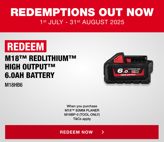 Milwaukee Redemptions - 1st July - 31st August 2025