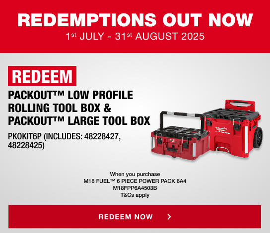 Milwaukee Redemptions - 1st July - 31st August 2025