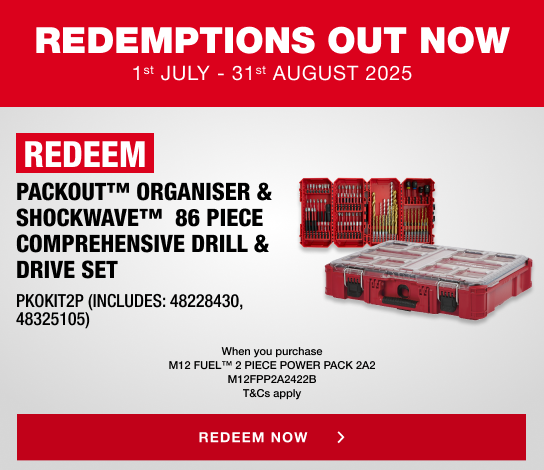 Milwaukee Redemptions - 1st July - 31st August 2025