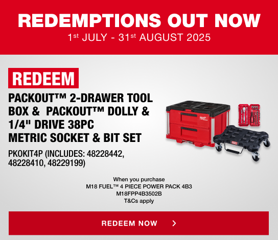 Milwaukee Redemptions - 1st July - 31st August 2025