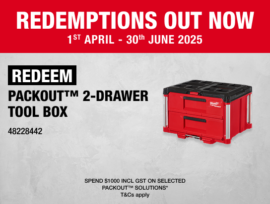 Milwaukee Redemptions - 1st April - 30th June 2025