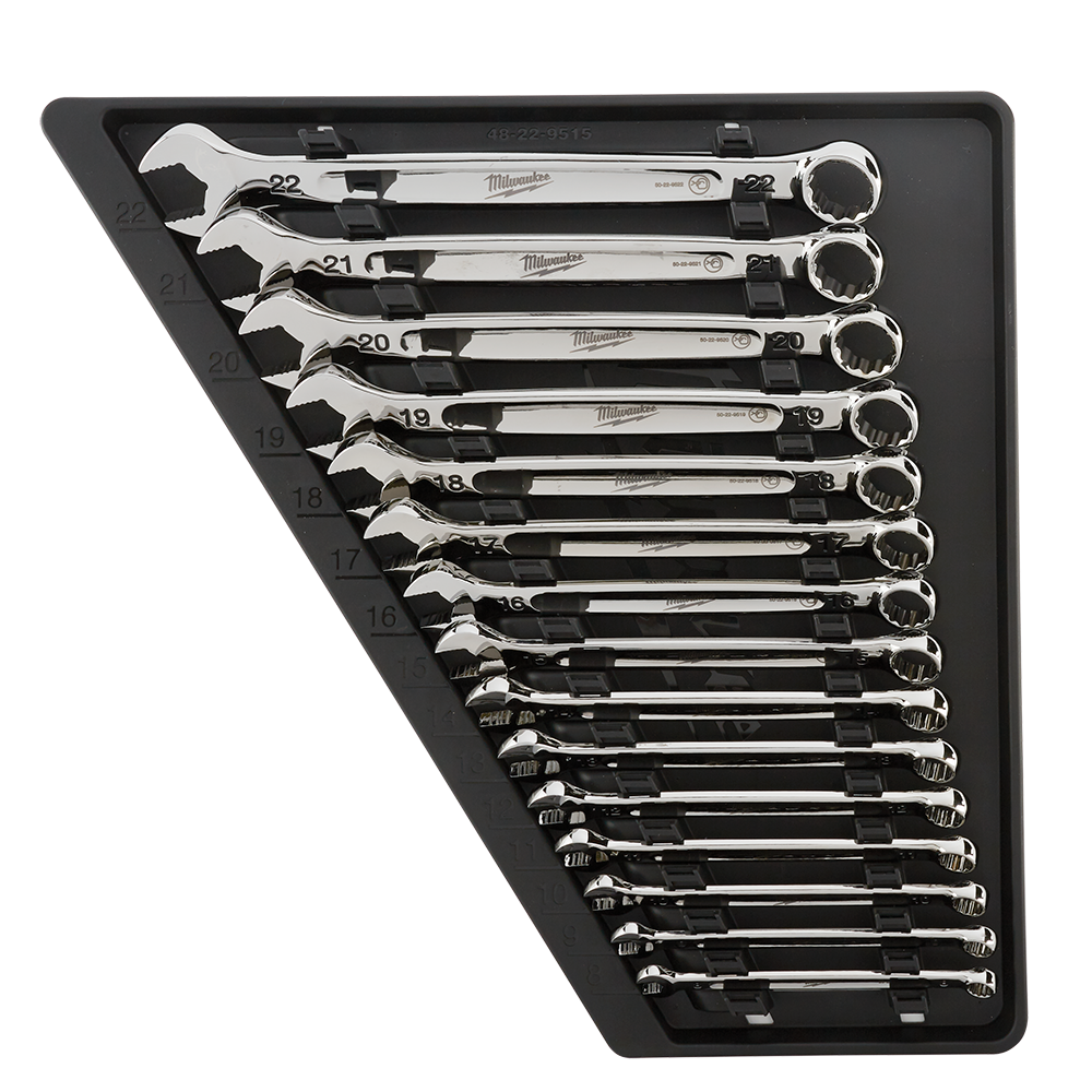 15pc Combination Wrench Set - Metric