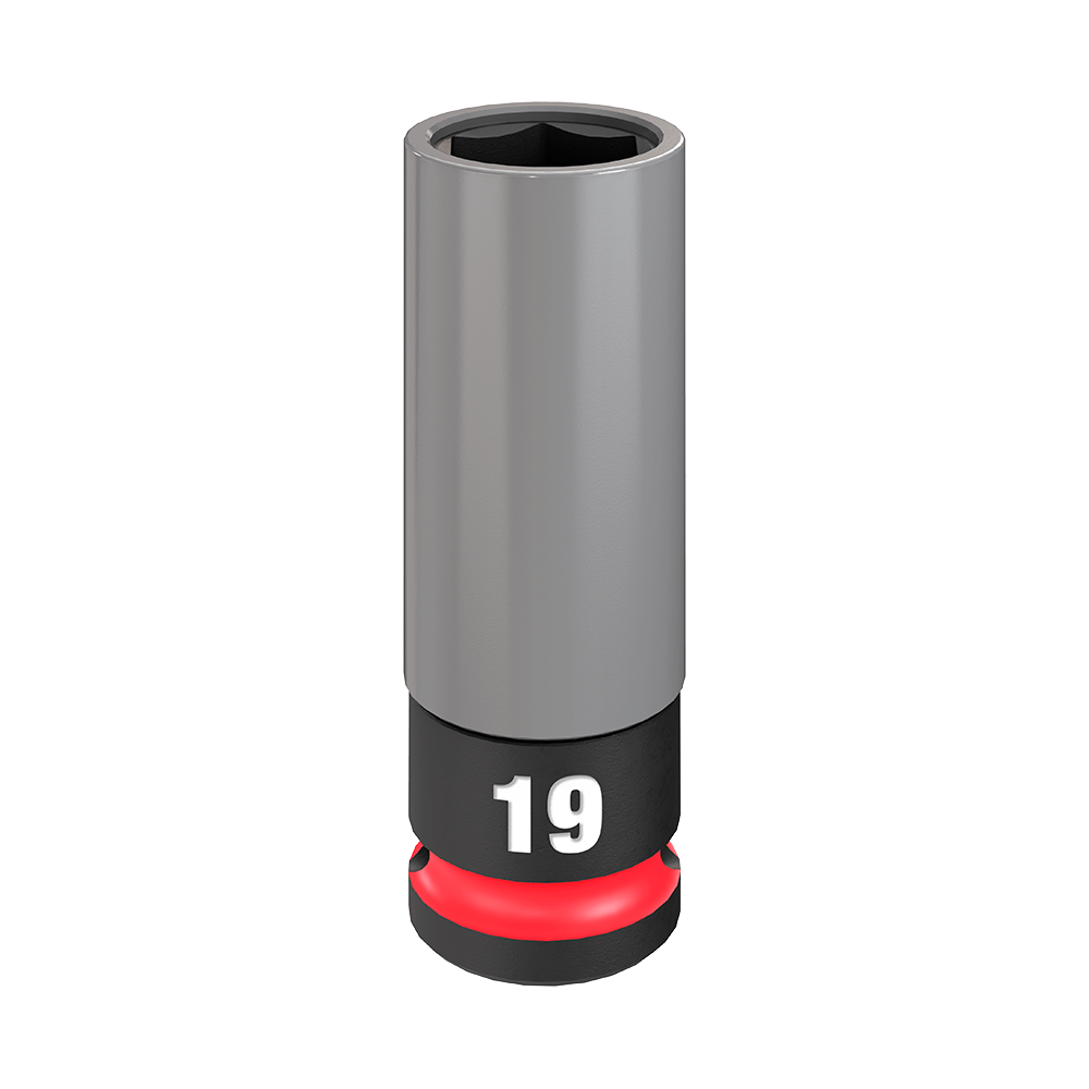 SHOCKWAVE Impact Duty™ 1/2" Drive 19mm Lug Nut Wheel Socket